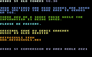 Old Towers atari screenshot